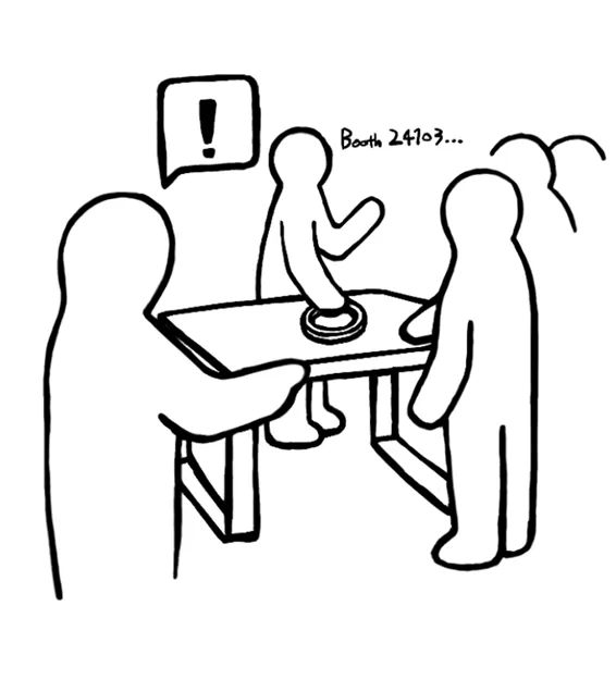 Sketch: One shared table